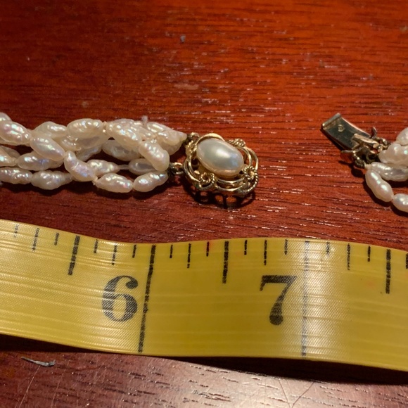 Ladies Pearl Choker necklace - Picture 7 of 8